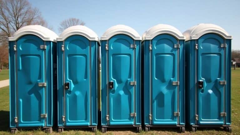 porta potty service frequency