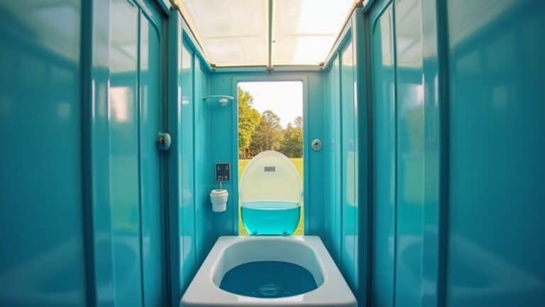 portable toilets can smell