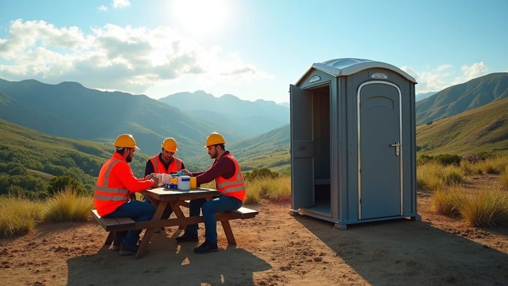 portable toilets enhance productivity