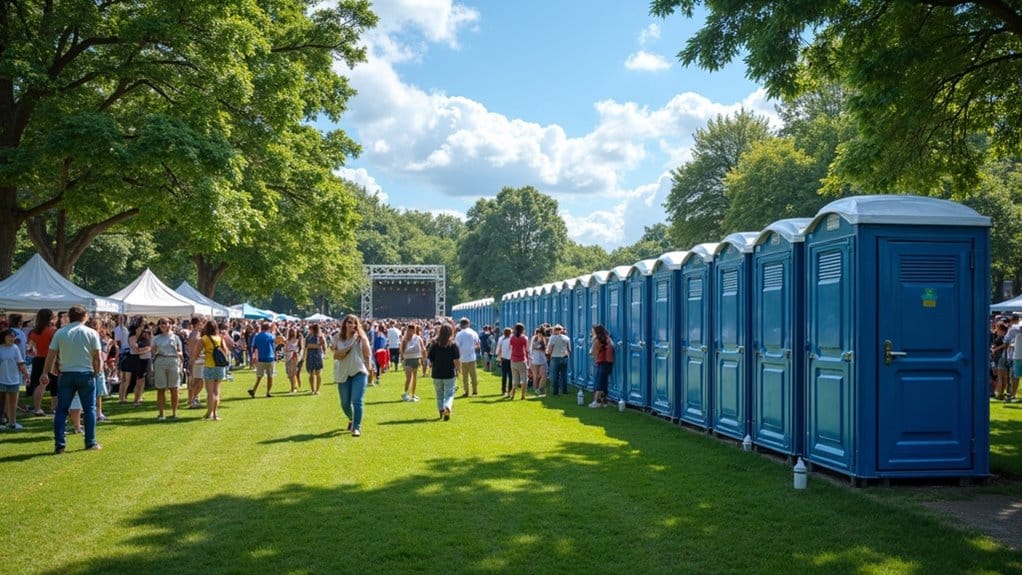same day toilet rental services